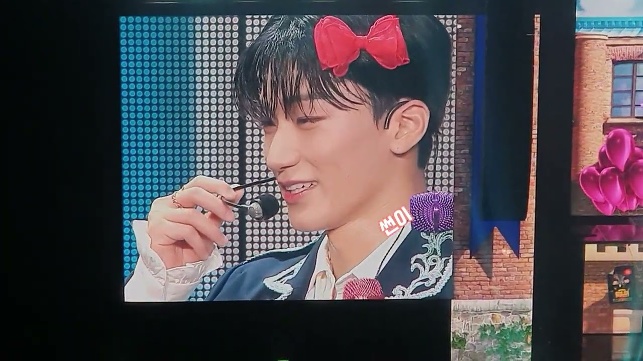 240707 에이티즈 팬미팅 - 스파클링(오렌지 캬라멜 - 마법소녀 + 인터뷰 )  포인트 ! 산이 집중 인터뷰