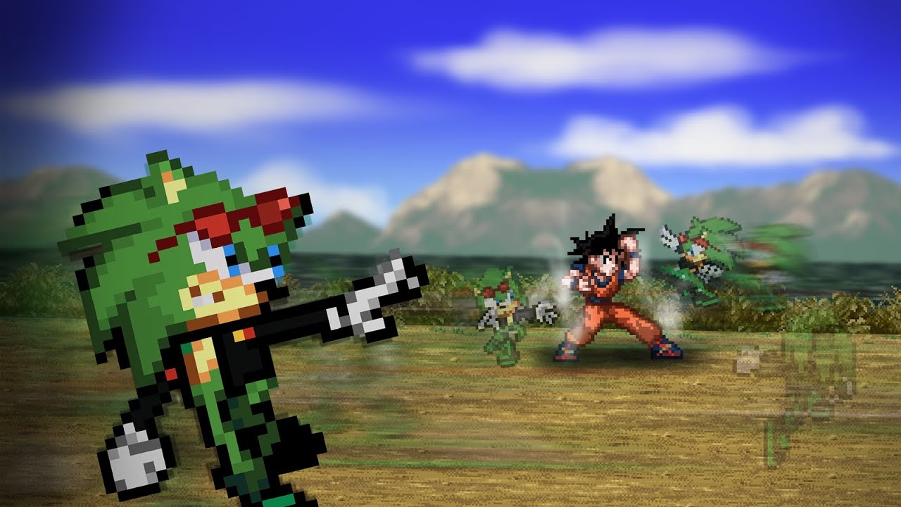 Goku vs Scourge