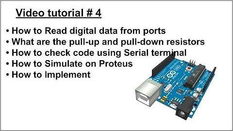 Arduino tutorial, Video #4, digitalRead, in Arabic