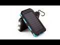 LivX Agile PoliKristal Solar Güneş Enerjili Powerbank Su Geçirmez Taşınabilir Göstergeli Fenerli