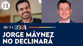 MC desmiente que Luis Donaldo Colosio le pidió a Jorge Máynez declinar en favor de Xóchitl Gálvez
