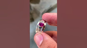Beautiful natural afghanistan ruby hand made silver ring anyone interested WhatsApp 03429444713 #gem
