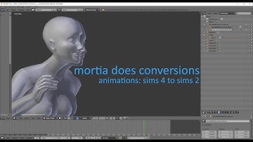 Converting Animations from The Sims 4 to The Sims 2: Blender Portion