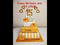 TORTAS MI DULCE ARTE 15 AÑOS