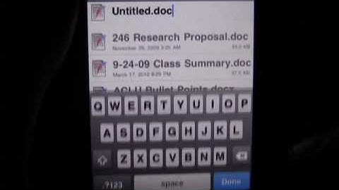 QuickOffice iPhone App Review