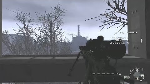 Call of Duty MW2  - Spec Ops Hidden out of bounds glitch