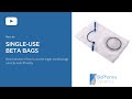 Crl single use beta bag  how to use handle