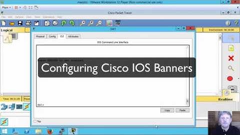 Cisco IOS Banner Configuration