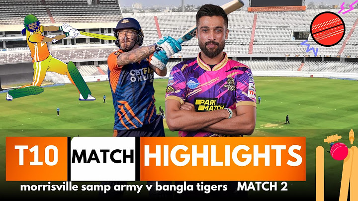 Morrisville Samp Army vs Bangla Tigers | Highlights | Match 2 | Season 8