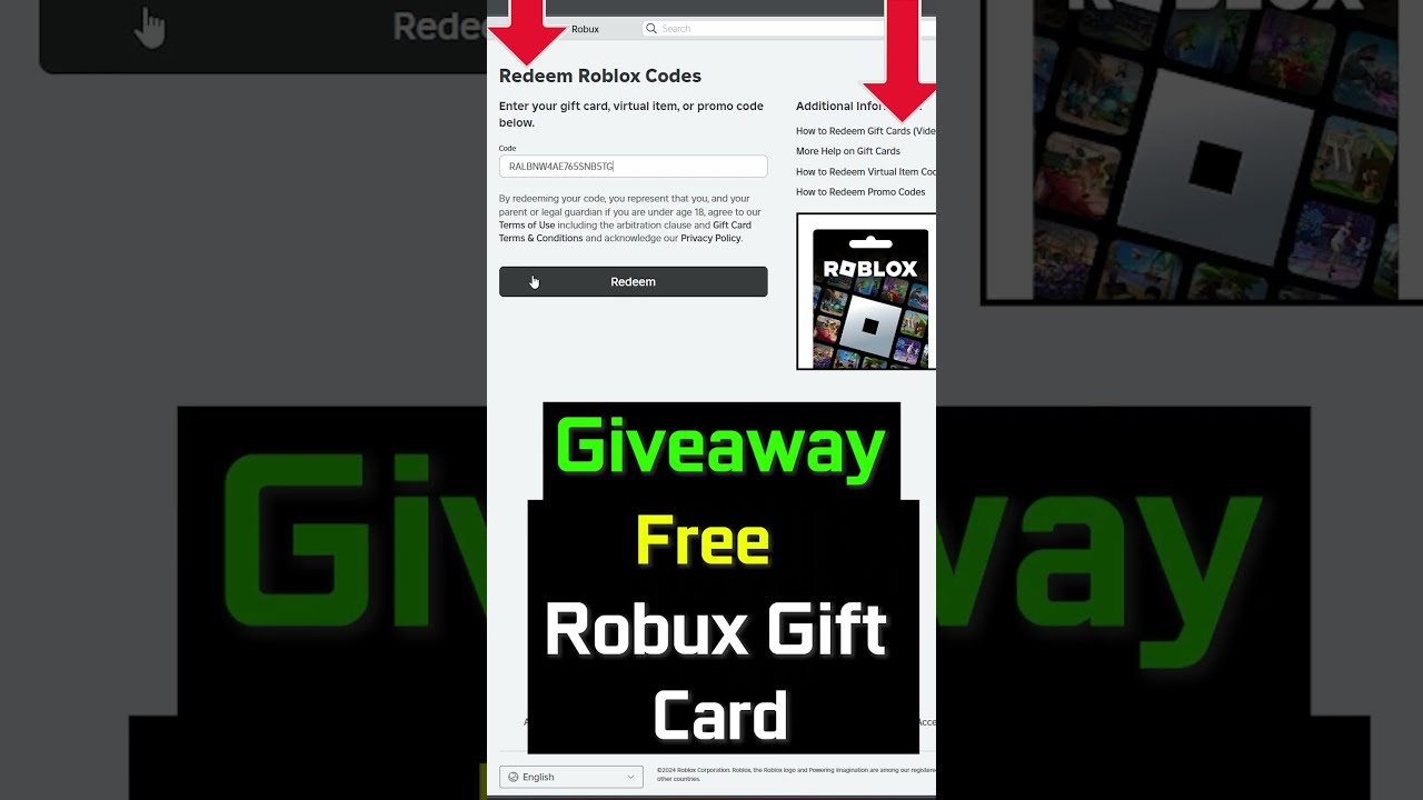 FREE ROBUX Giveaway Roblox Robux Shorts