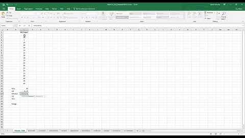 EXCEL Five Number Summary and Range