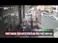 Sohbet masasına düşen davetsiz misafir kısa süreli paniğe neden oldu