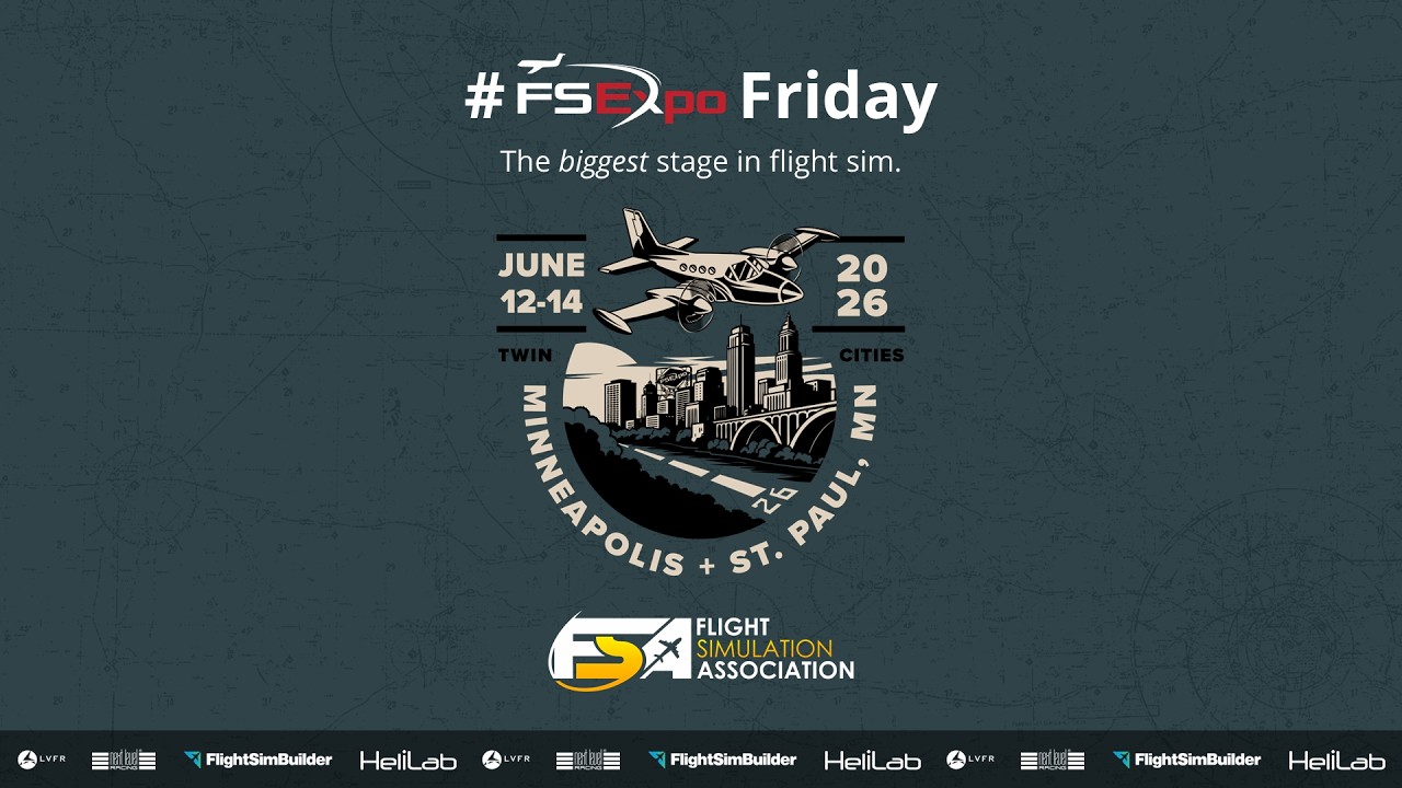 Live Reveal: Dates & Location of FlightSimExpo 2027