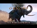 Assassin's Creed Origins [All War Elephants || No Damage || Nightmare Mode]