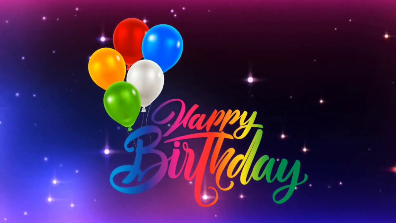 Birthday Invitation Without Text Blank Background Video US 01 - YouTube