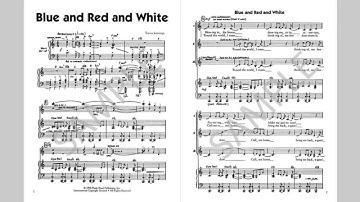 Blue and Red and White - MusicK8.com Singles Reproducible Kit