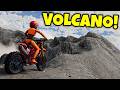 Can a Dirt Bike Make It Up a Volcano in BeamNG Drive?