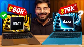 MacBook Air M1 vs M4 Speed Test, Battery, Display Comparison 🔥 Students, Coding & Video Editing