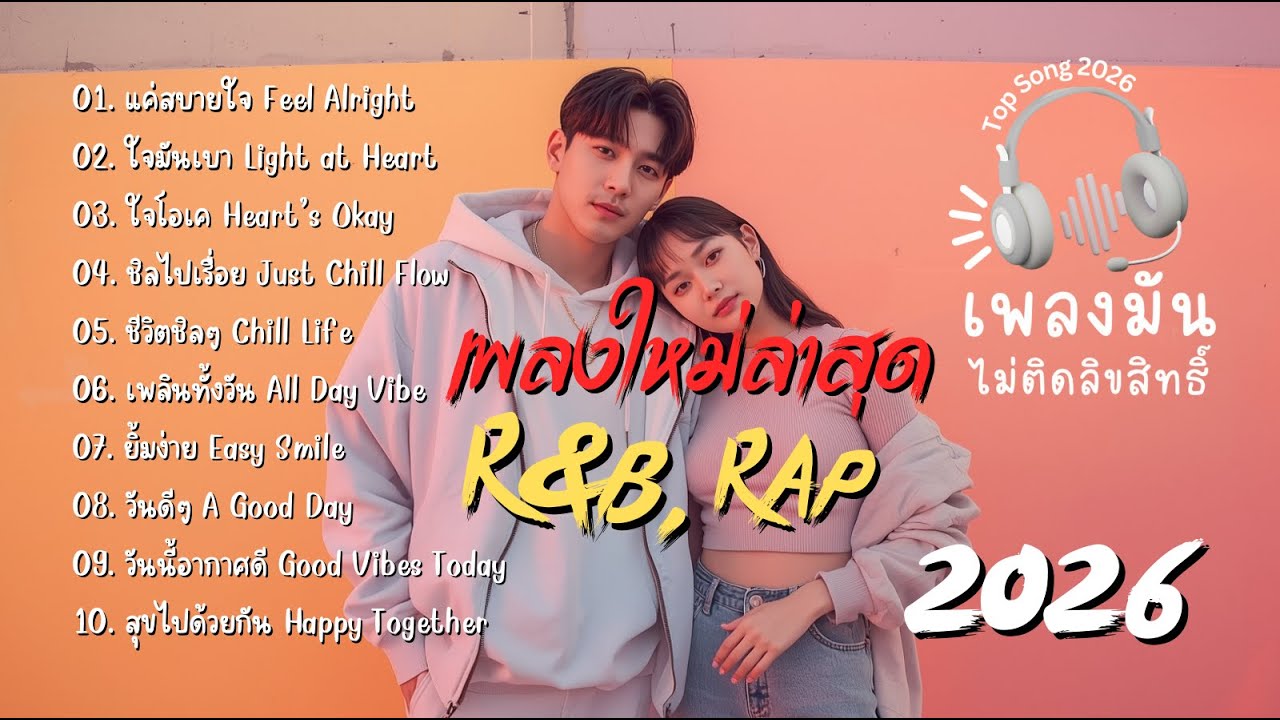 🔥 เพลงใหม่ 2026 🔊 R&B Rap เพลงมันๆ เพลงมาแรง | ฟังสนุก ไม่ติดลิขสิทธิ์