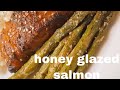 Honey Glazed Sesame Salmon W/ Asparagus and Rice | SIMPLE MEALS WITH NAY 🍴