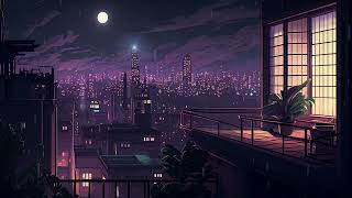 Listen to it to escape from a hard day  rainy city  chill lofi study beats