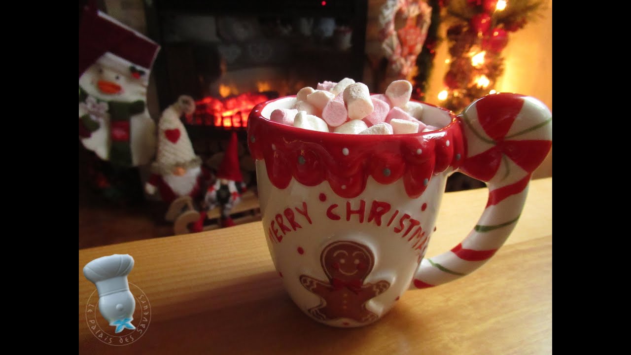 Chocolat chaud à la guimauve fondue