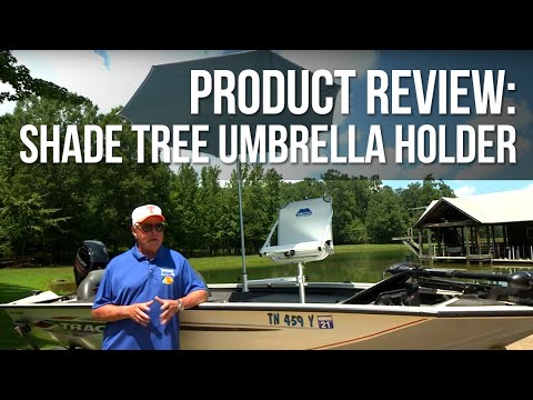 Millennium Outdoors Shade Tree Fishing Umbrella Holder Easy Install Silver  