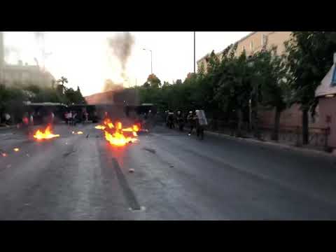 Clashes at Protest March, Athens / Επεισόδια στην Πορεία, Αθήνα