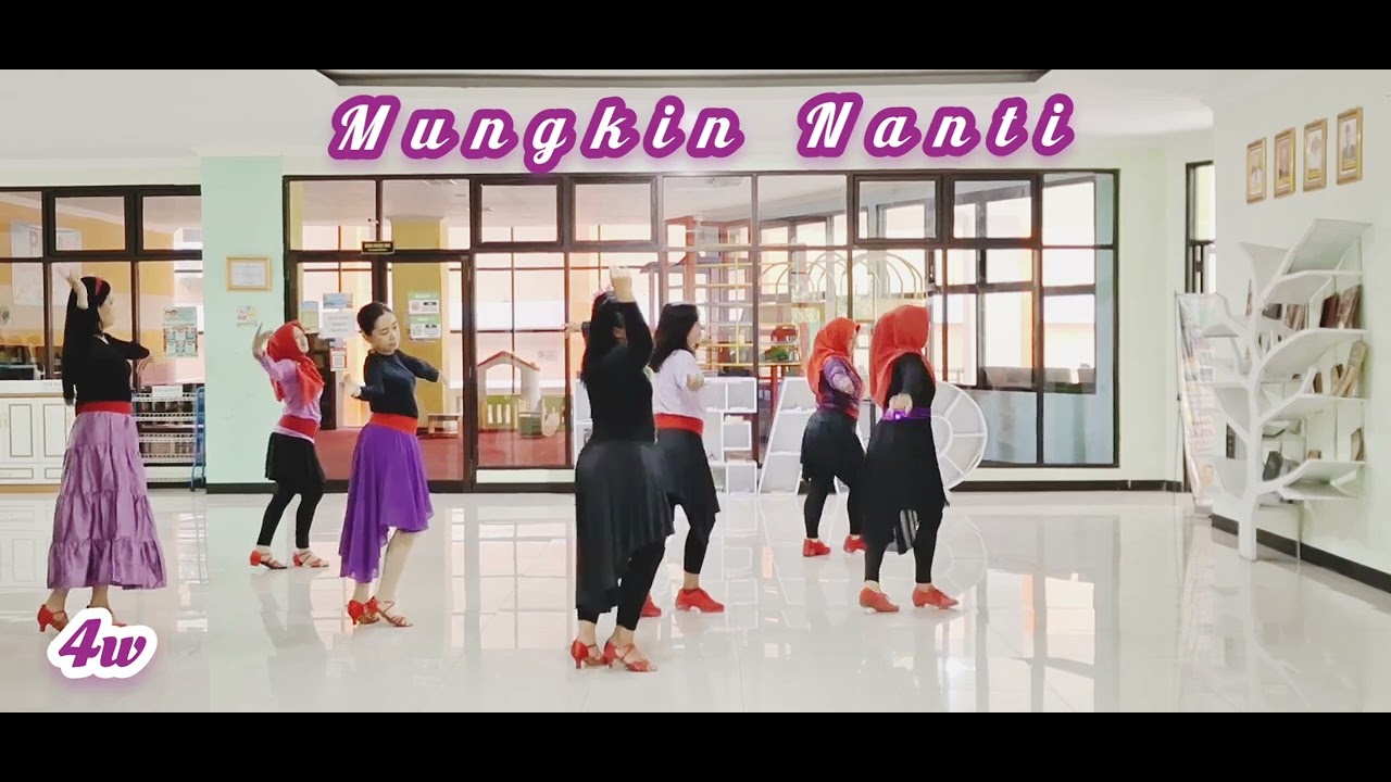 Mungkin Nanti Line Dance/Improver/Choreo Roosamekto Mamek(INA)/Demo by Litera LDC 
