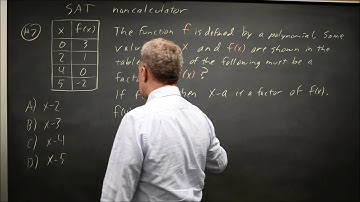 SAT Test 3: Factors of a polynomial - question #3-7