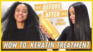 HOW TO: do a keratin treatment at home ✨2024 update✨ Everything you need to know &amp; application tips