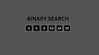 Binary Search