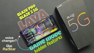 Lava Blaze 2 5G & Blaze Pro Game Mode Hidden features🤯 Voice changer? sensitivity increase? bullet🔥 screenshot 4