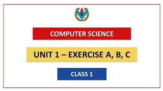 Computer Science 1 Lecture 2