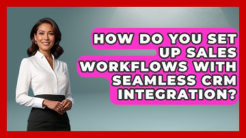 How Do You Set Up Sales Workflows With Seamless CRM Integration? - Sales Saas Breakdown