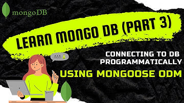 Using mongoose to connect to MongoDB cluster| ODM(Object Data Model)  | MongoDB Course Tutorial #3