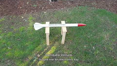 Rocket ground testing for electronics bay
