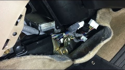 How To Remove PCM ECM ECU SRS Airbag Unit | Powertrain Engine Computer Control Module Honda Accord