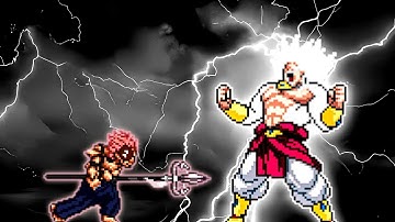 Sukuna Era Heian 4 Arms (New) VS Limit Break Broly SSJ4 V2 in Jump Force Mugen