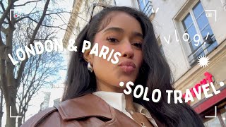 LONDON & PARIS SOLO TRAVEL VLOG!