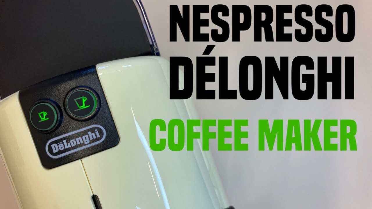 DE-LONGHI Nespresso Inissia EN80.CW - capsule coffee maker - YouTube