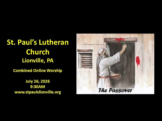 Exodus: The Passover (July 26, 2026)