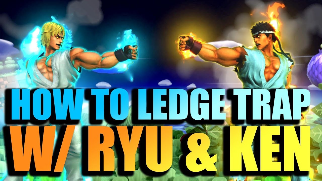 How to Ledge Trap with Ryu & Ken in Smash Ultimate - YouTube