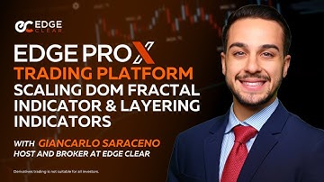 Scaling DOM, Fractal Indicator & Layering Indicators | EdgeProX Platform Walk-Through - 6/30/2021