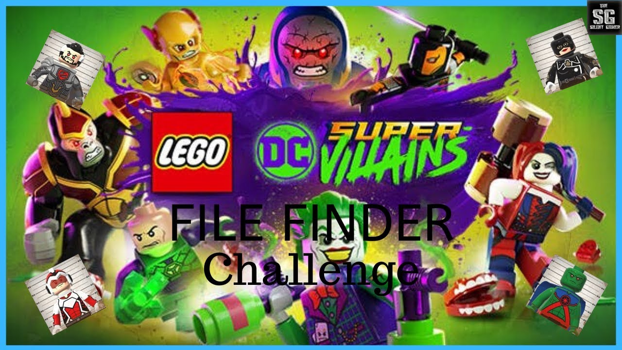 LEGO DC SUPERVILLAINS CHALLENGES PART 1 File Finder YouTube