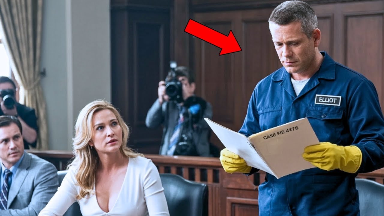 „Já ji obhájím!“ Uklízeč zachránil miliardářku, když ji její právník nechal samotnou u soudu