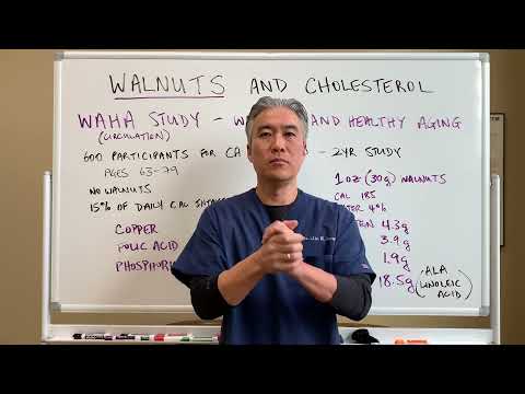 Video: Walnuts dhidi ya mafuta ya cholesterol
