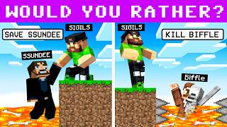 UNFAIR Would You Rather in Minecraft...