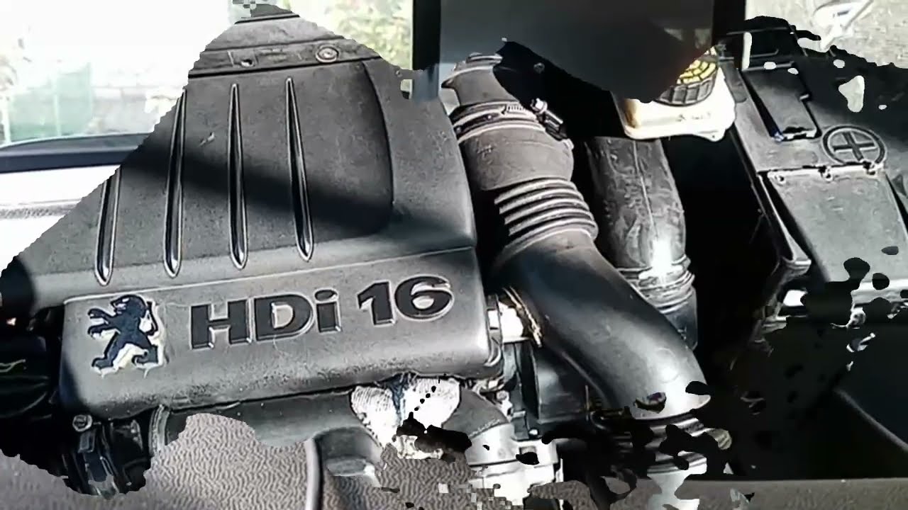 Глушим клапан EGR. Пежо 307SW 1.6 HDI - YouTube