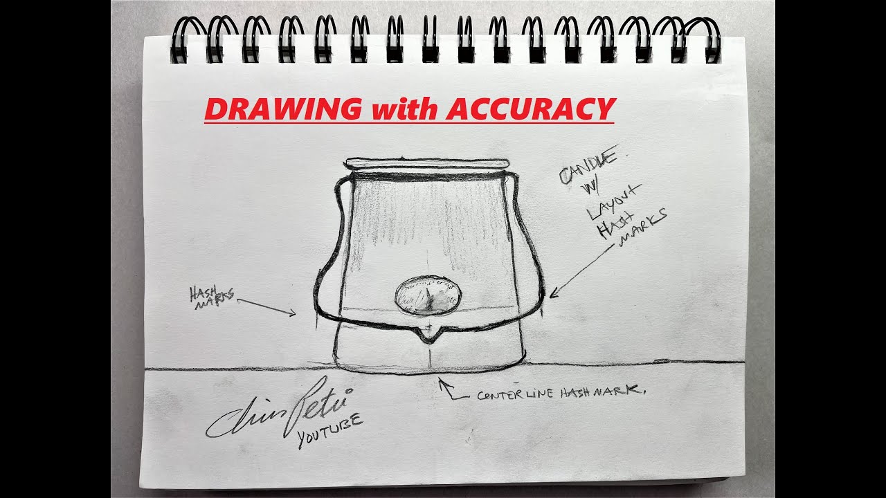 EXTREME BEGINNERS - Chris Petri Explains Using Hash Marks for Accuracy while Drawing and Sketching